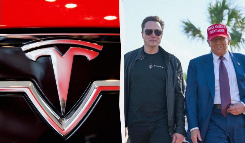 На фоне ссоры Трампа с Маском рухнули акции компании Tesla / коллаж УНИАН, фото REUTERS, Getty Images На фоне ссоры Трампа с Маском рухнули акции компании Tesla / коллаж УНИАН, фото REUTERS, Getty Images