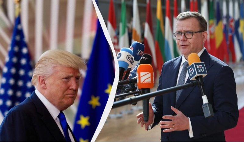 Петтери Орпо считает, что ЕС вместе с Дональдом Трампом должен заставить Россию сесть за стол переговоров / коллаж УНИАН, фото European Union Петтери Орпо считает, что ЕС вместе с Дональдом Трампом должен заставить Россию сесть за стол переговоров / коллаж УНИАН, фото European Union
