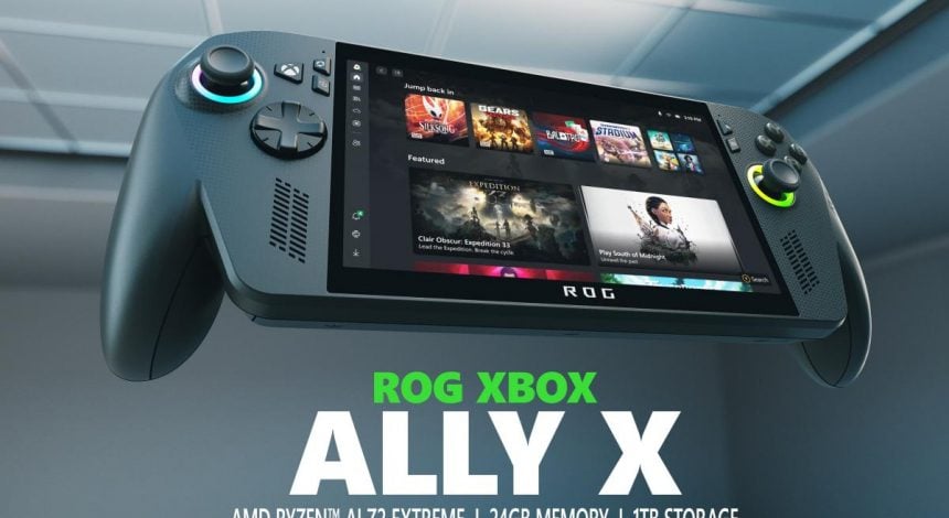 Xbox анонсував портативну консоль, створену спільно з ASUS ROG