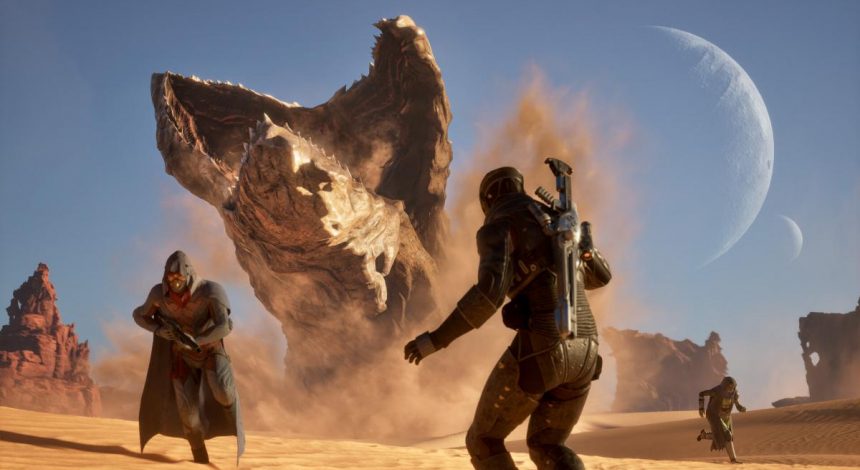 В MMORPG Dune: Awakening нельзя ездить на огромных червях, но игроков это не останавливает