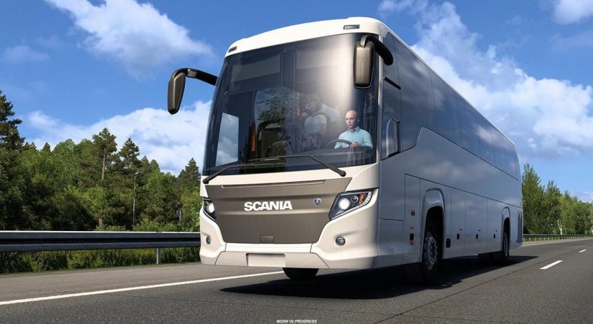 Для Euro Truck Simulator 2 делают обновление, с которым можно стать водителем автобуса