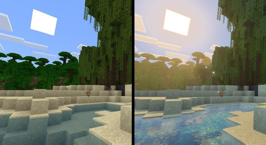 Завтра в Minecraft серйозно покращиться графіка: розробники порівняли картинку зі старою версією