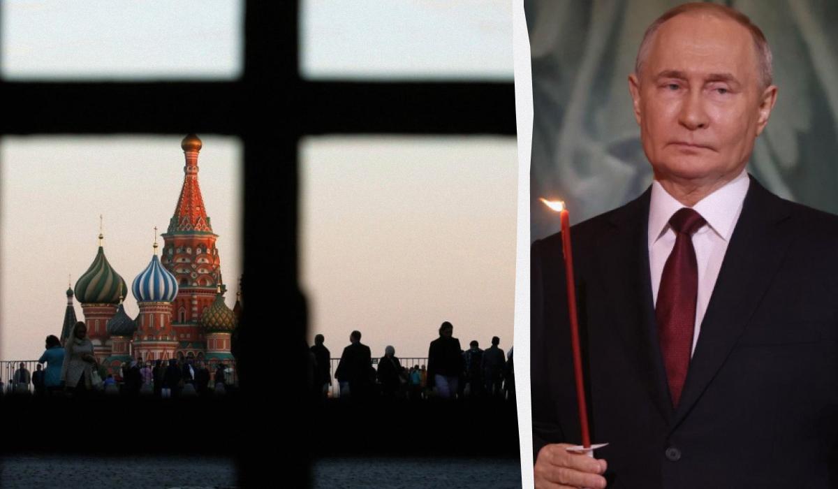 Путін боїться визнати, що РФ зіткнулася із занепадом / колаж УНІАН, фото REUTERS, Getty Images