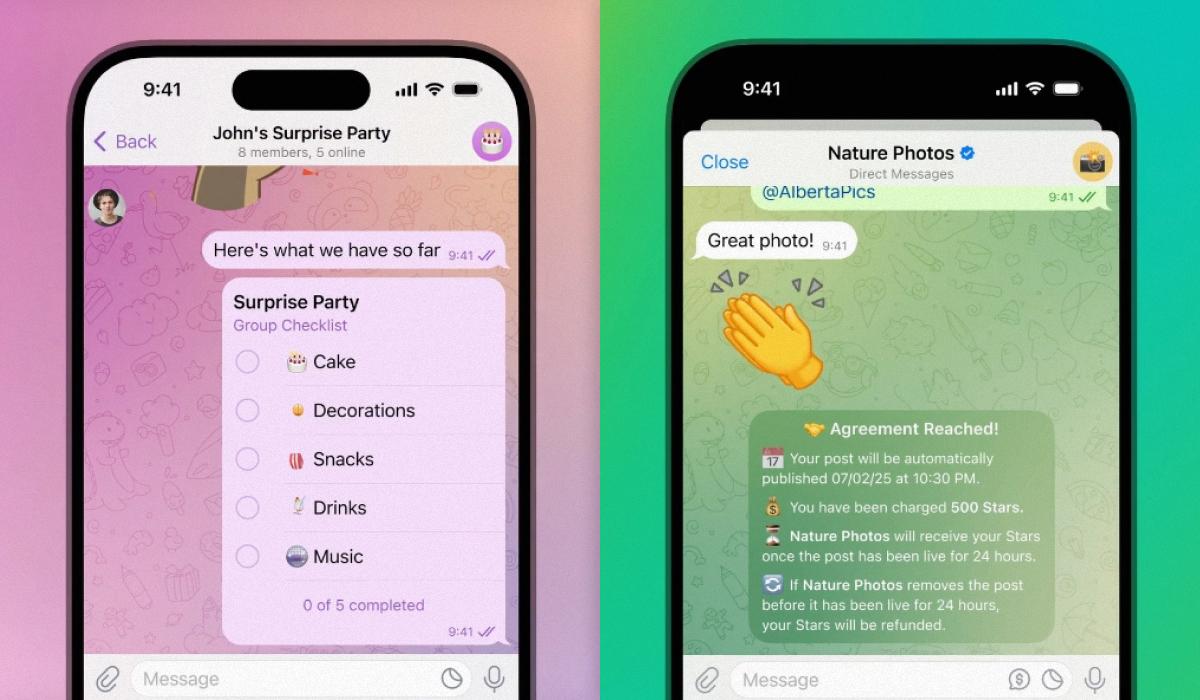 Списки задач и предложенные посты: в Telegram появились новые функции Списки задач и предложенные посты: в Telegram появились новые функции