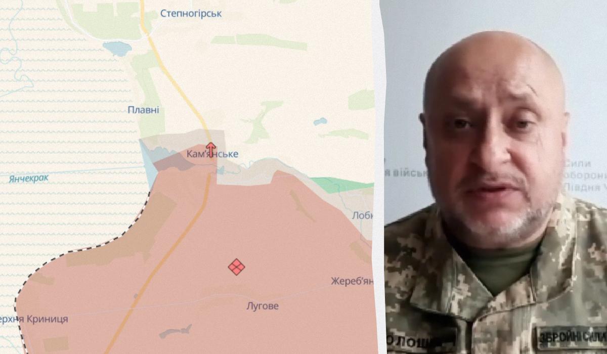 Волошин пояснив, навіщо окупанти хочуть захопити Кам'янське / колаж УНІАН, скриншоти