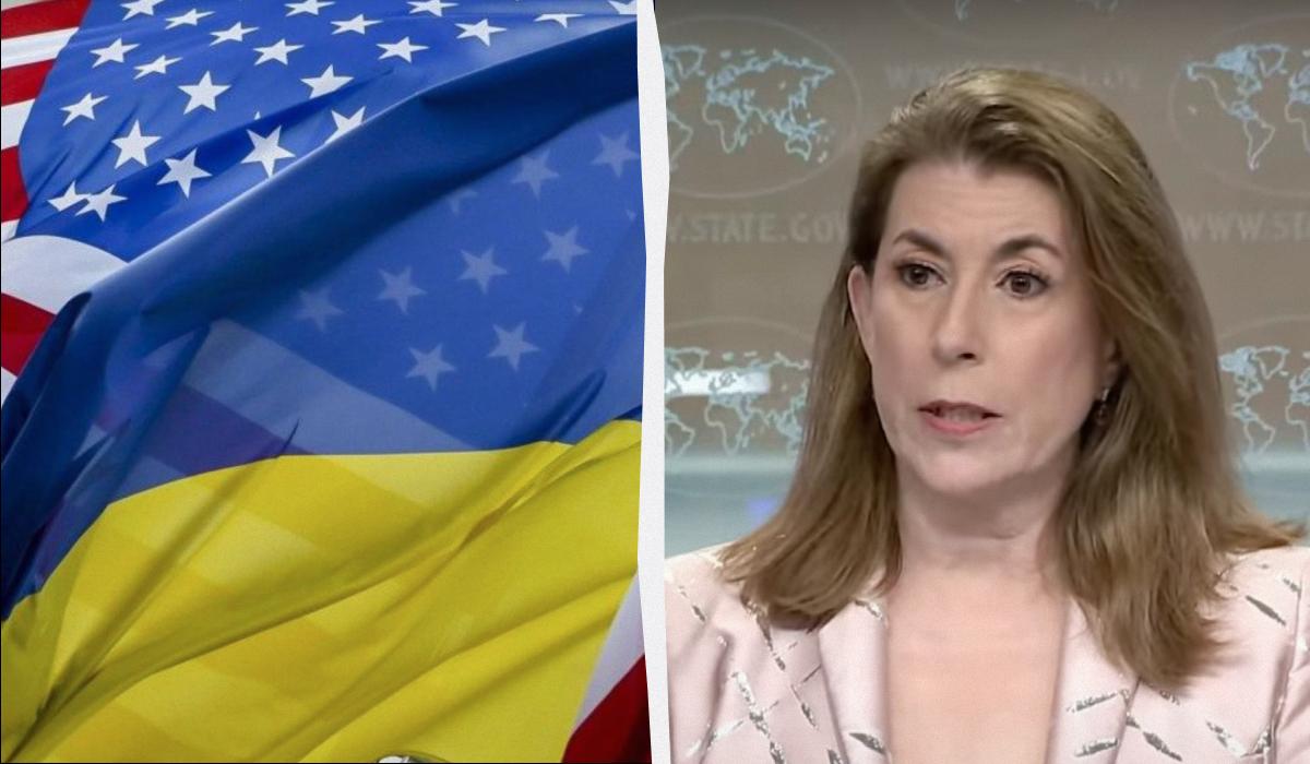 У Держдепі США заявили, що рішення про паузу в постачанні зброї не означає повного припинення підтримки України / колаж УНІАН, фото УНІАН, кадр із відео У Держдепі США заявили, що рішення про паузу в постачанні зброї не означає повного припинення підтримки України / колаж УНІАН, фото УНІАН, кадр із відео