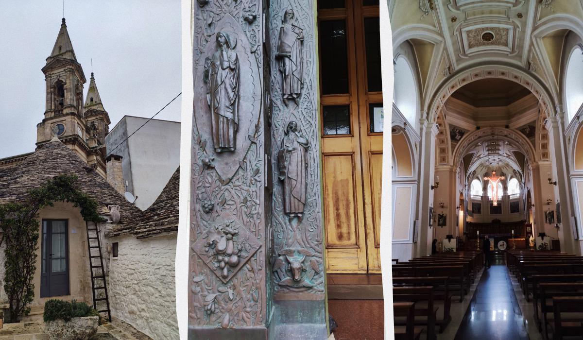 Церковь Святых Космы и Дамиана в Альберобелло / коллаж УНИАН, фото Марина Григоренко Церковь Святых Космы и Дамиана в Альберобелло / коллаж УНИАН, фото Марина Григоренко
