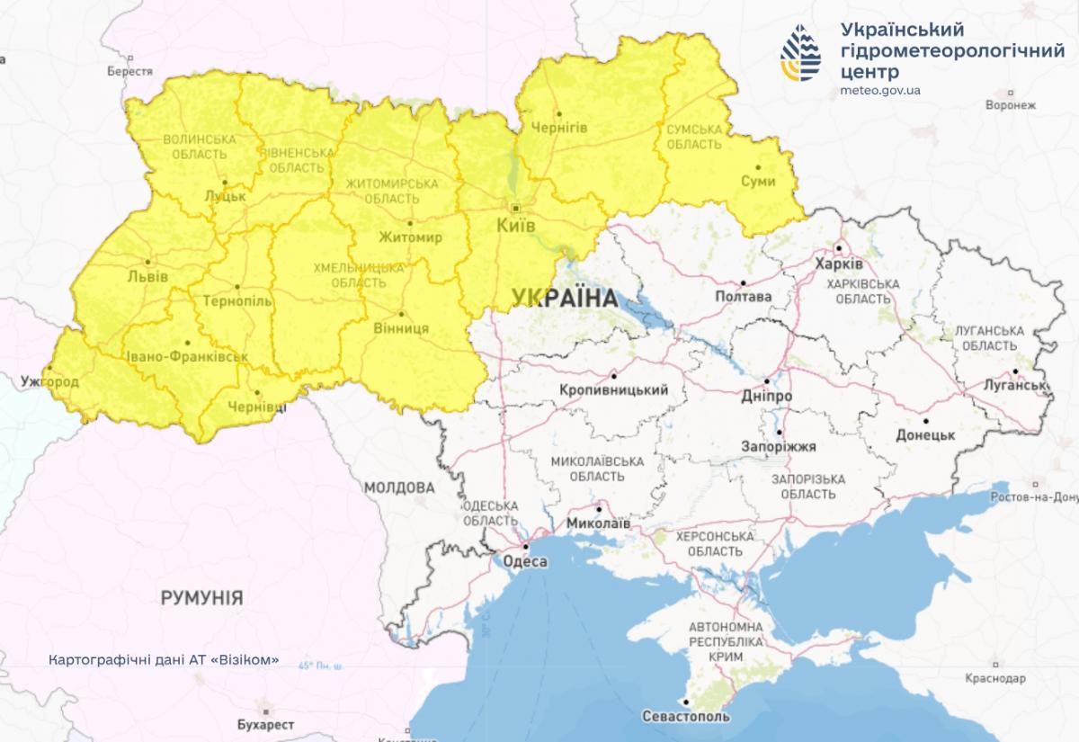 В Украине 4 июля погода будет с дождями и грозами / фото Укргидрометцентр В Украине 4 июля погода будет с дождями и грозами / фото Укргидрометцентр