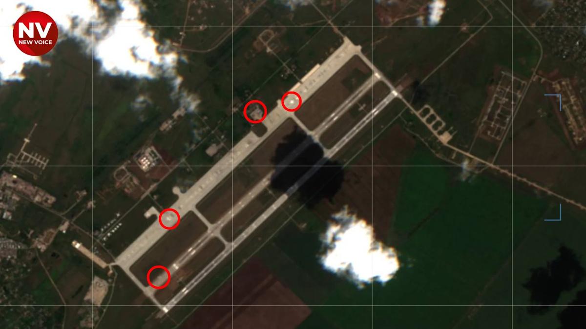 Супутниковий знімок авіабази "Енгельс-2" від 5 липня / фото nv.ua Супутниковий знімок авіабази "Енгельс-2" від 5 липня / фото nv.ua