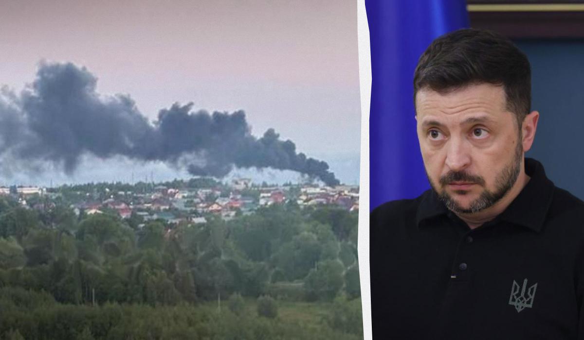 Зеленский поблагодарил украинских воинов за умение достичь даже очень отдаленных районов в России / коллаж УНИАН, фото Генштаба ВСУ, УНИАН Зеленский поблагодарил украинских воинов за умение достичь даже очень отдаленных районов в России / коллаж УНИАН, фото Генштаба ВСУ, УНИАН