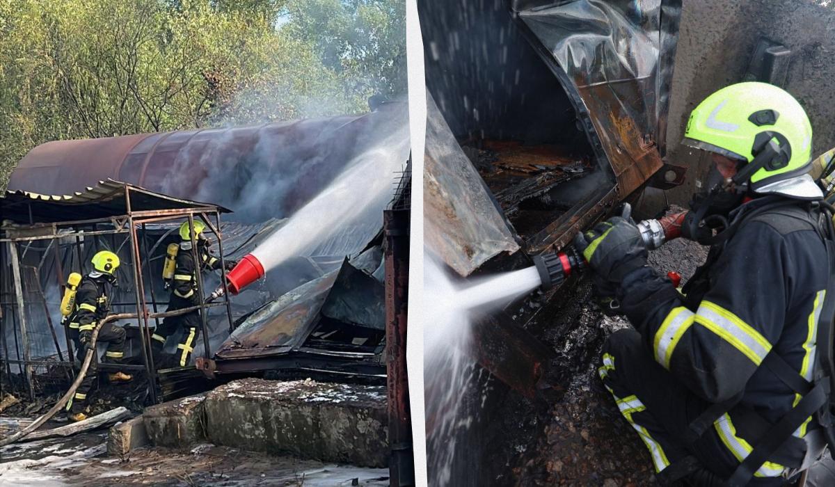 Пожар ликвидировали, пострадавших нет / коллаж УНИАН, фото t.me/maxbakhmatov, facebook.com/DSNSKyiv Пожар ликвидировали, пострадавших нет / коллаж УНИАН, фото t.me/maxbakhmatov, facebook.com/DSNSKyiv