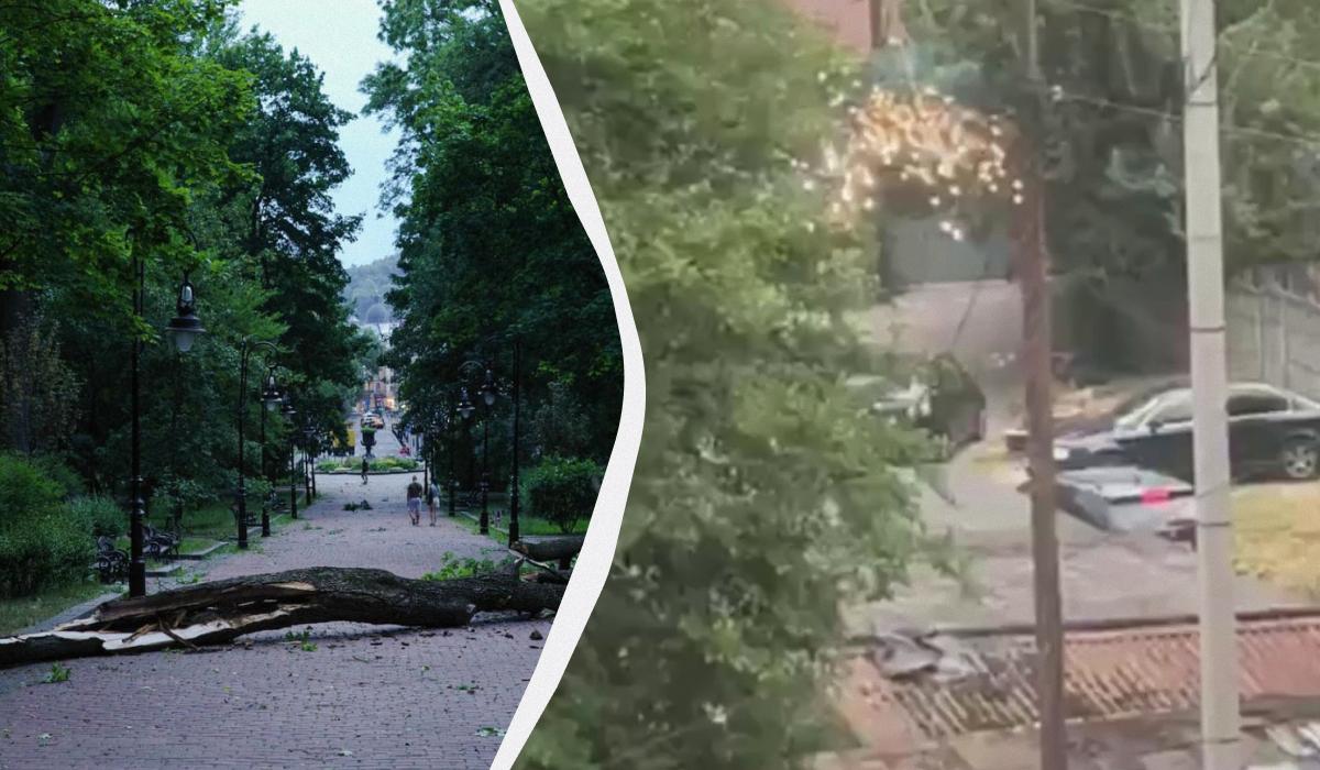 На заході украхни вирувала потужна негода / колаж УНІАН, фото Андрій Садовий, скріншот з відео На заході украхни вирувала потужна негода / колаж УНІАН, фото Андрій Садовий, скріншот з відео
