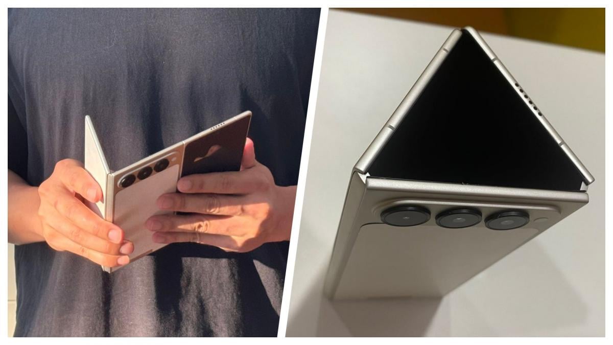 Tecno prepares a unique triple folding smartphone layer / Photo Tecno Tecno prepares a unique triple folding smartphone layer / Photo Tecno