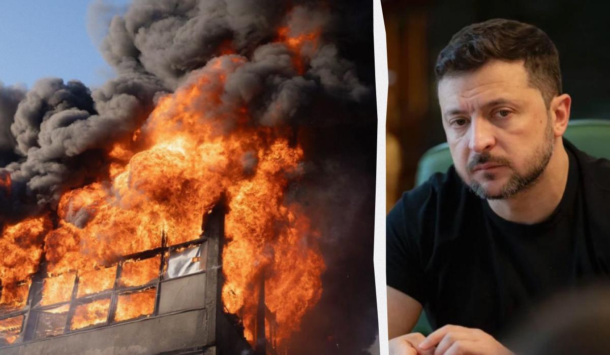 Зеленський відреагував на нічний масований удар РФ по Україні / колаж УНІАН, фото ДСНС, телеграм-канал Володимира Зеленського Зеленський відреагував на нічний масований удар РФ по Україні / колаж УНІАН, фото ДСНС, телеграм-канал Володимира Зеленського