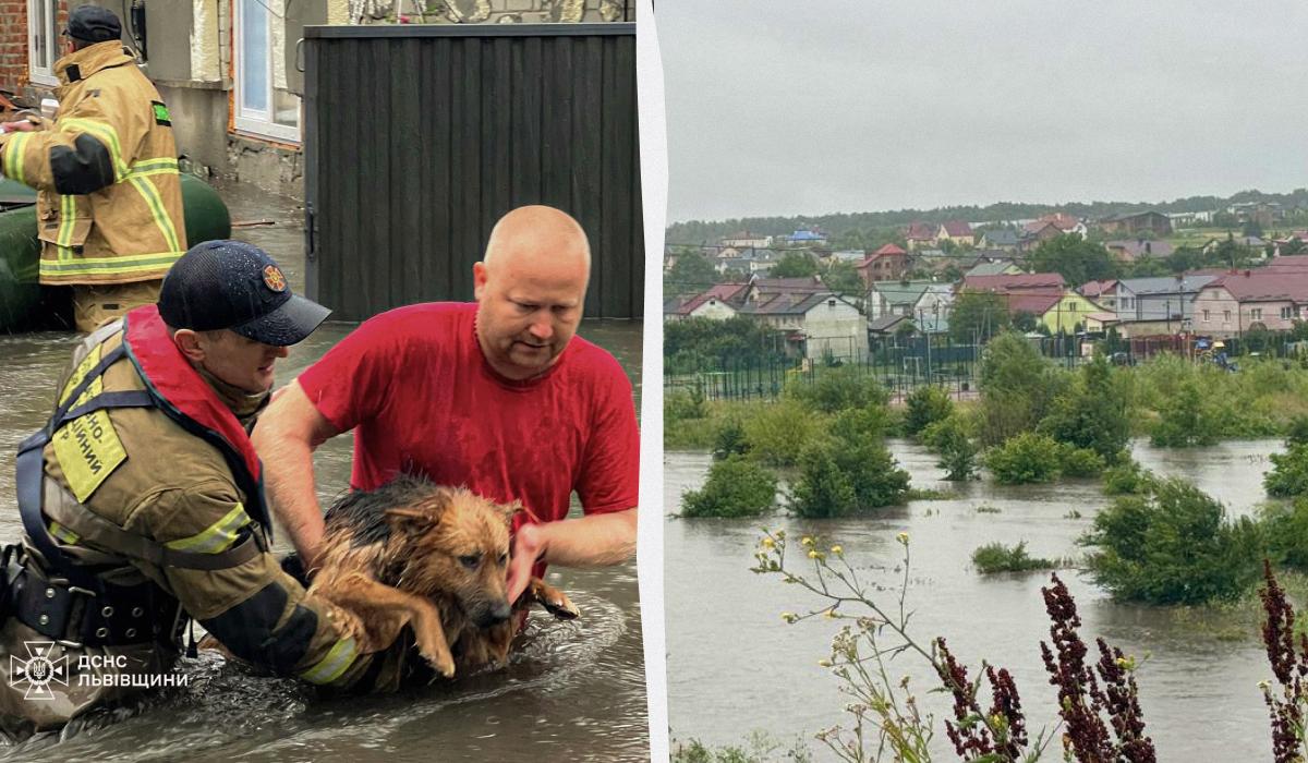 У багатьох місцях довелося залучати рятувальників / колаж УНІАН, фото t.me/andriysadovyi, facebook.com/LVIVDSNS У багатьох місцях довелося залучати рятувальників / колаж УНІАН, фото t.me/andriysadovyi, facebook.com/LVIVDSNS