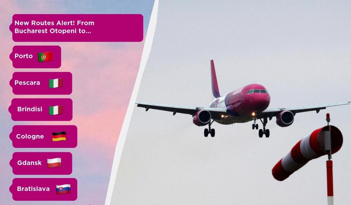 Wizz Air запускає нові рейси з Бухаресту / колаж УНІАН, фото instagram.com/wizzair, REUTERS Wizz Air запускає нові рейси з Бухаресту / колаж УНІАН, фото instagram.com/wizzair, REUTERS