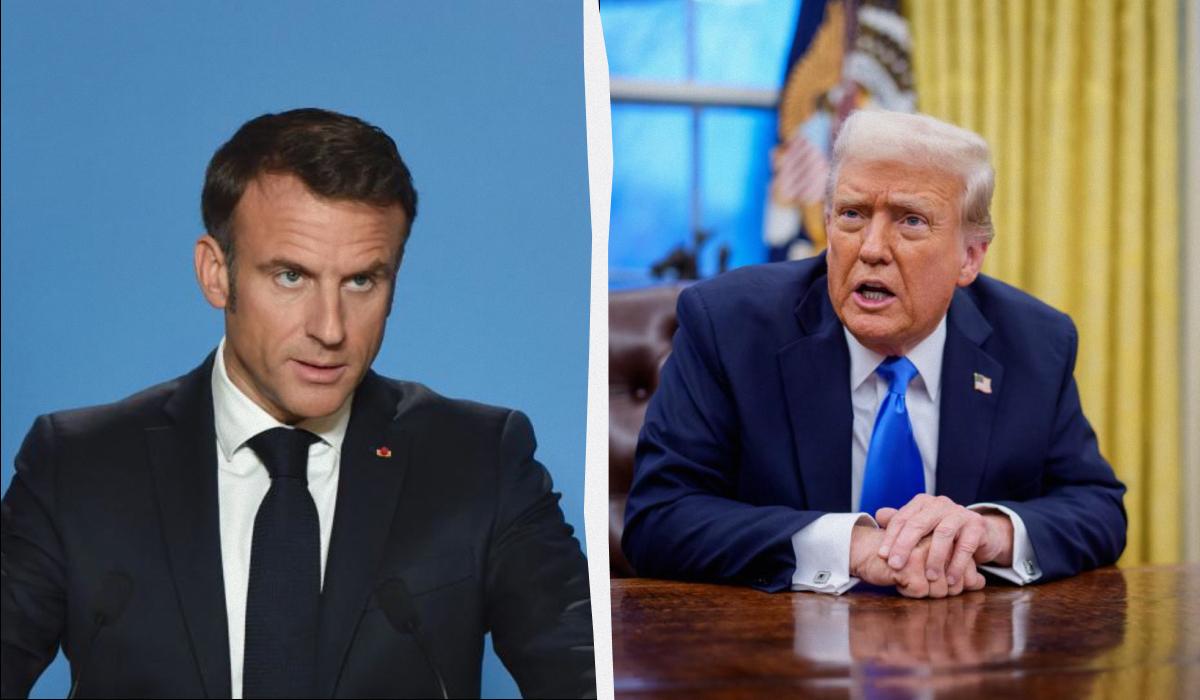 Макрон отреагировал на пошлины, введенные Трампом / коллаж УНИАН, фото European Union, GettyImages Макрон отреагировал на пошлины, введенные Трампом / коллаж УНИАН, фото European Union, GettyImages