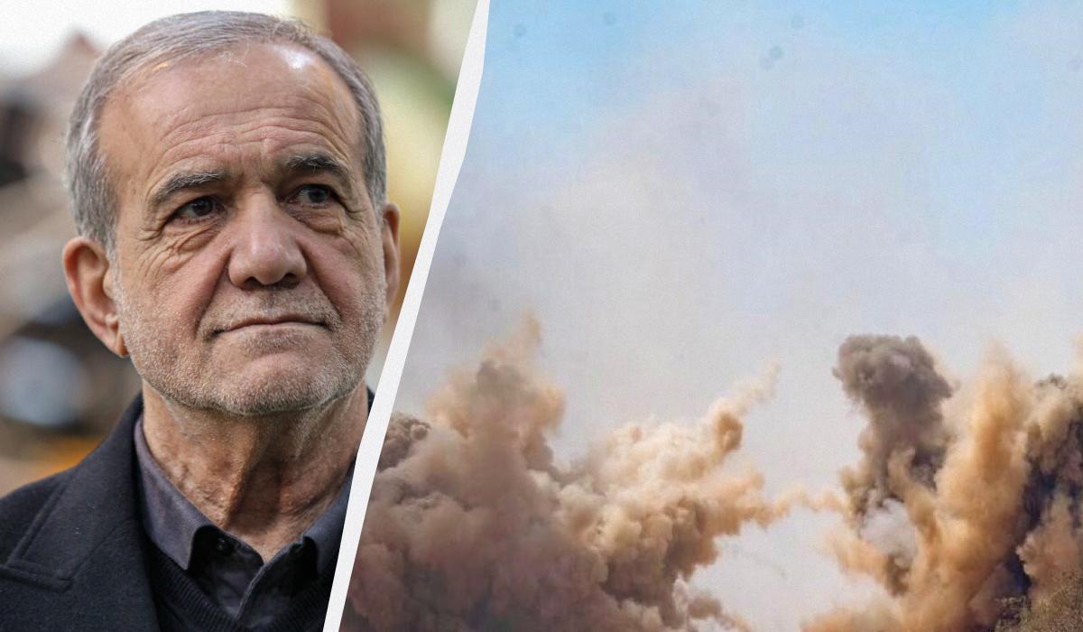 At the same time, Masud Pesshkian himself told nothing about his wound / UNIAN collage, Wikipedia photo At the same time, Masud Pesshkian himself told nothing about his wound / UNIAN collage, Wikipedia photo