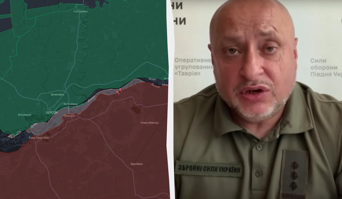Росіяни атакують острови / колаж УНІАН, скріншот DeepState, кадр з відео Росіяни атакують острови / колаж УНІАН, скріншот DeepState, кадр з відео