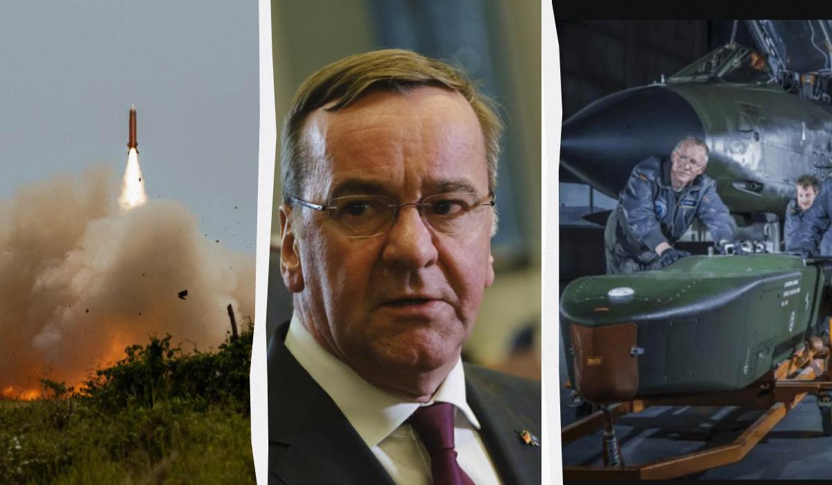 Пісторіус висловився про допомогу / Колаж УНІАН / Getty Images, ua.depositphotos.com, MBDA Deutschland Пісторіус висловився про допомогу / Колаж УНІАН / Getty Images, ua.depositphotos.com, MBDA Deutschland