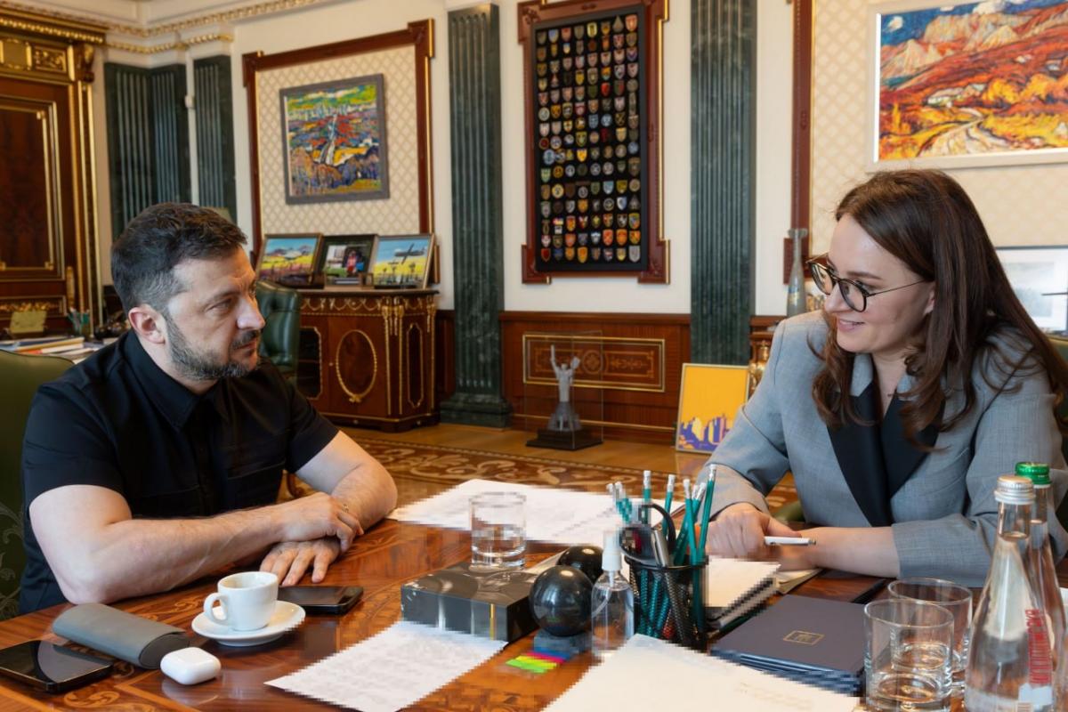 Zelensky stated that Yulia Sviridenko proposed to head the Cabinet / photo of Zelenskiy / Official Zelensky stated that Yulia Sviridenko proposed to head the Cabinet / photo of Zelenskiy / Official