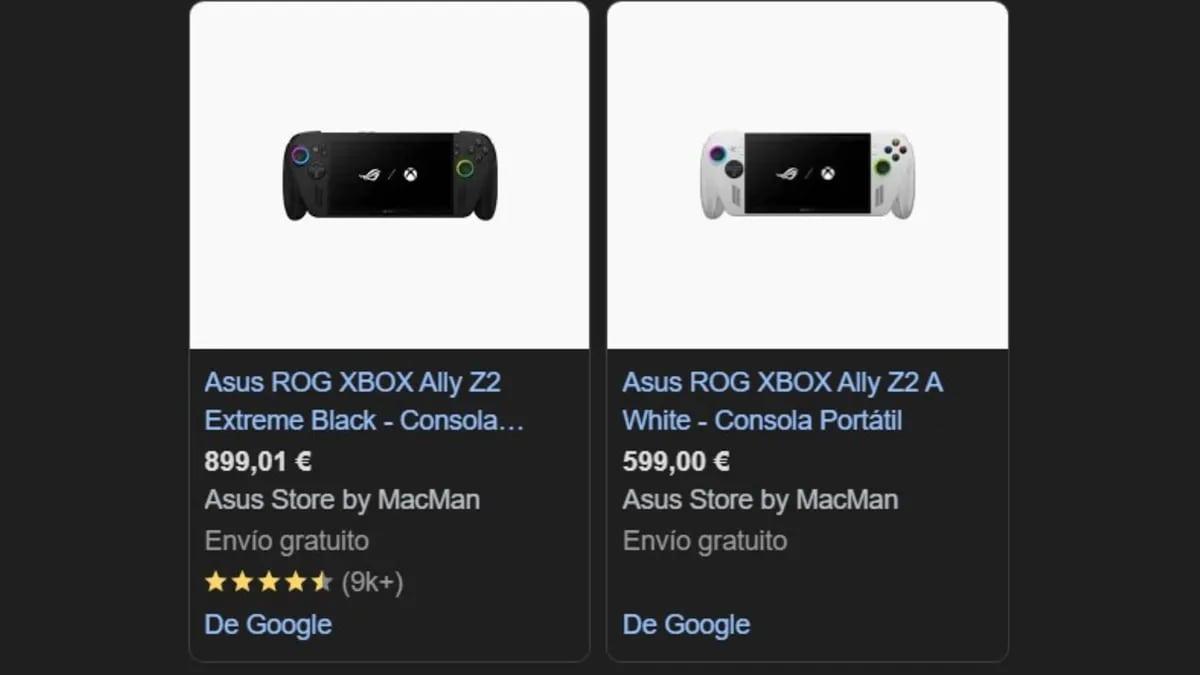 Google випадково 'спалив' ціни на портативну консоль ROG Xbox Ally Google випадково 'спалив' ціни на портативну консоль ROG Xbox Ally