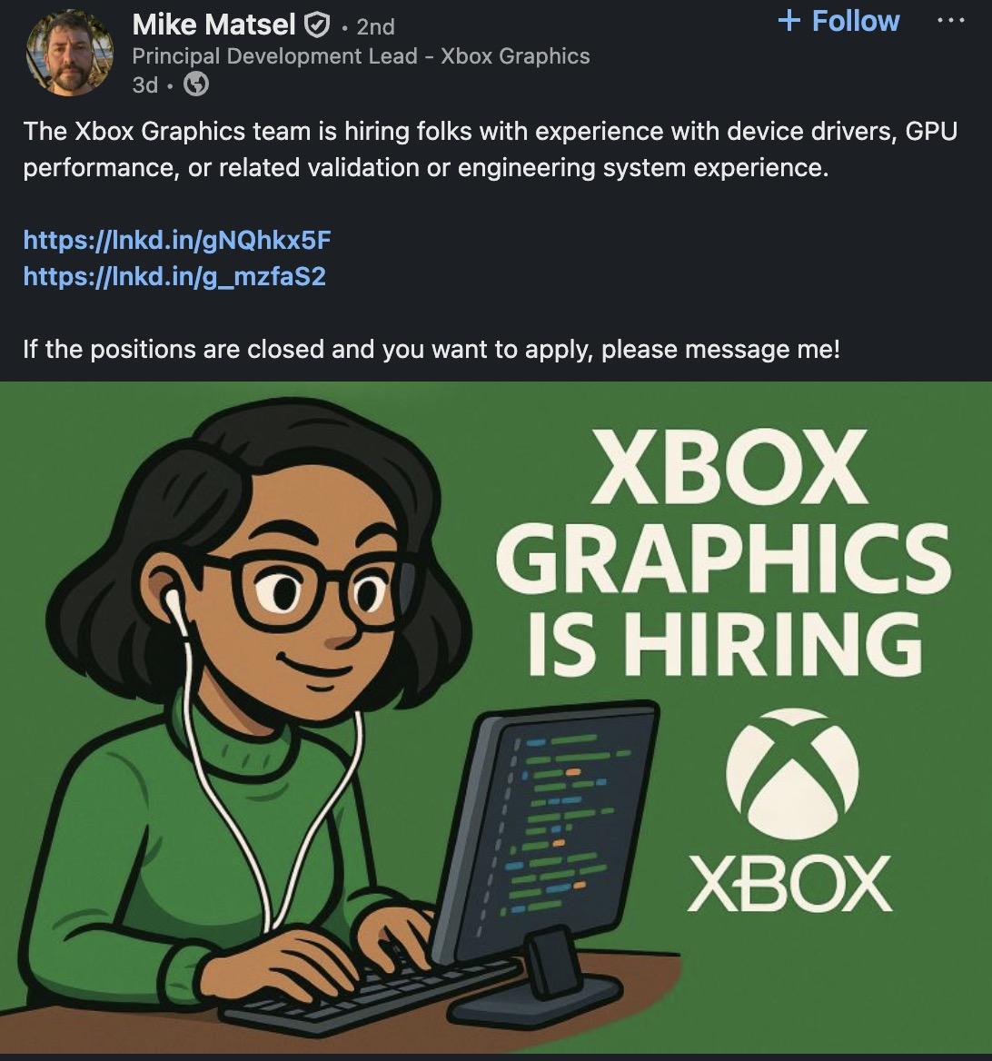 Звільнивши тисячі людей, Xbox просуває нові вакансії за допомогою кривої АІ-картинки Звільнивши тисячі людей, Xbox просуває нові вакансії за допомогою кривої АІ-картинки