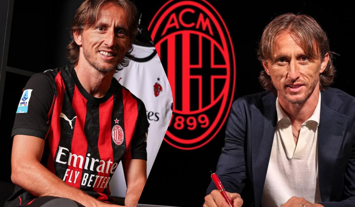 Модрич стал игроком Милана / коллаж УНИАН, фото instagram.com/acmilan Модрич стал игроком Милана / коллаж УНИАН, фото instagram.com/acmilan