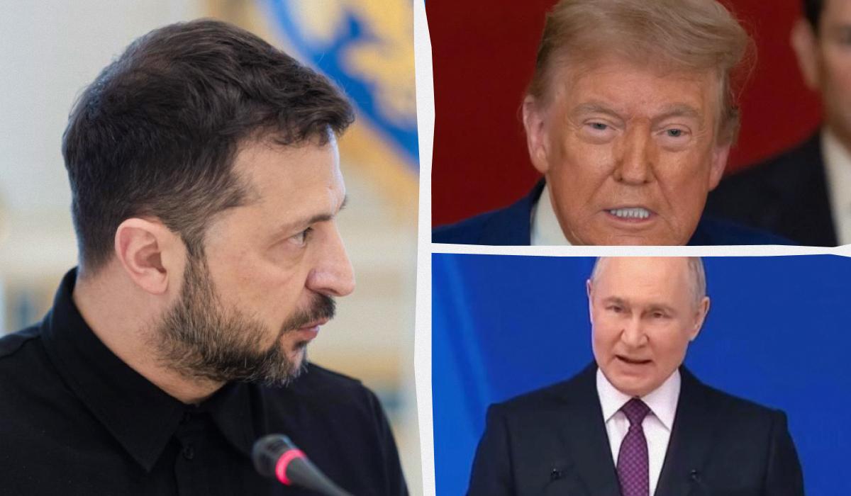 Зеленский заявил, что Трамп теперь осознал ложь Путина / коллаж УНИАН, фото ОП, Getty Images, скриншот Зеленский заявил, что Трамп теперь осознал ложь Путина / коллаж УНИАН, фото ОП, Getty Images, скриншот