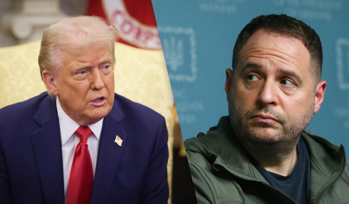 Ермак уверен в том, что Трамп на этот раз не отступит / Коллаж УНИАН, фото УНИАН, Виктор Ковальчук, фото ОП Ермак уверен в том, что Трамп на этот раз не отступит / Коллаж УНИАН, фото УНИАН, Виктор Ковальчук, фото ОП