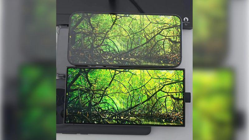 iPhone 16 Pro - сверху, S25 Ultra - снизу iPhone 16 Pro - сверху, S25 Ultra - снизу