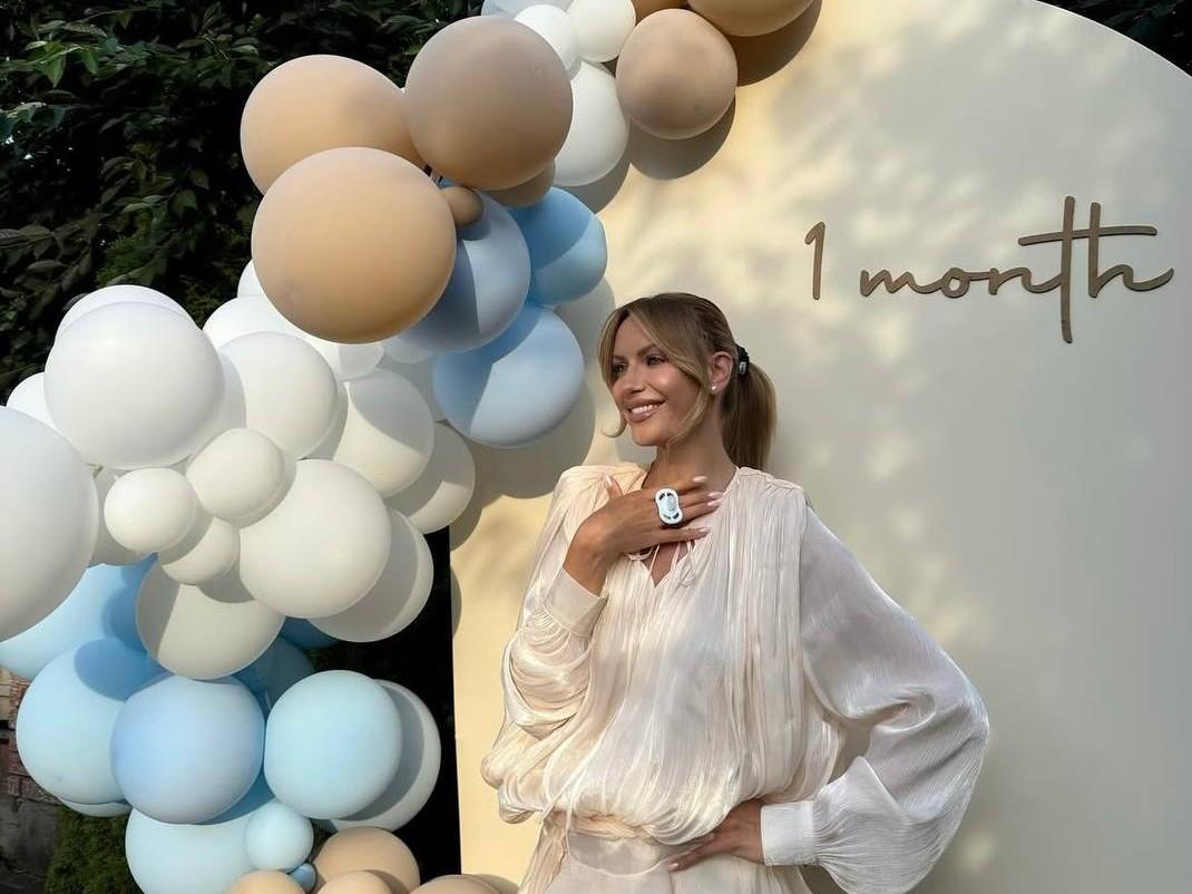 Lesya Nikityuk celebrated the first month of son / Instagram of Lesya Nikityuk Lesya Nikityuk celebrated the first month of son / Instagram of Lesya Nikityuk