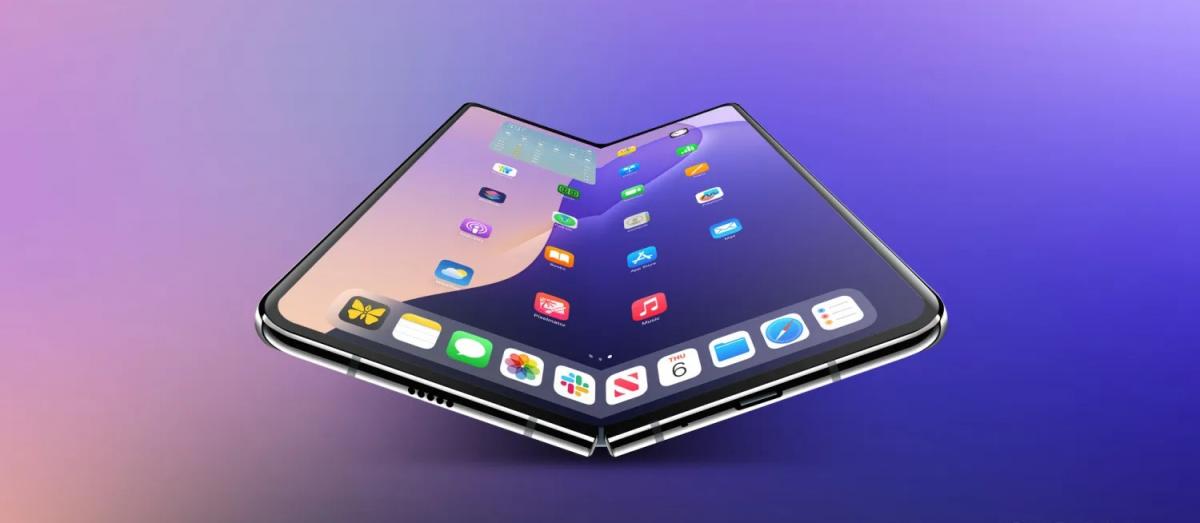 Складаний iPhone вийде у 2026 році і коштуватиме $1800-2000 / рендер 9to5Mac Складаний iPhone вийде у 2026 році і коштуватиме $1800-2000 / рендер 9to5Mac