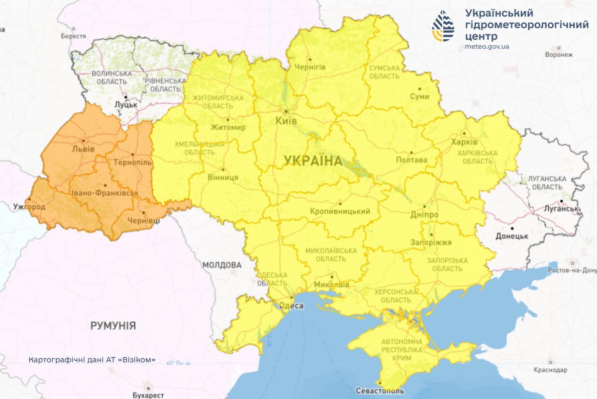 18 июля в Украине будут сильные дожди и грозы / фото Укргидрометцентр 18 июля в Украине будут сильные дожди и грозы / фото Укргидрометцентр
