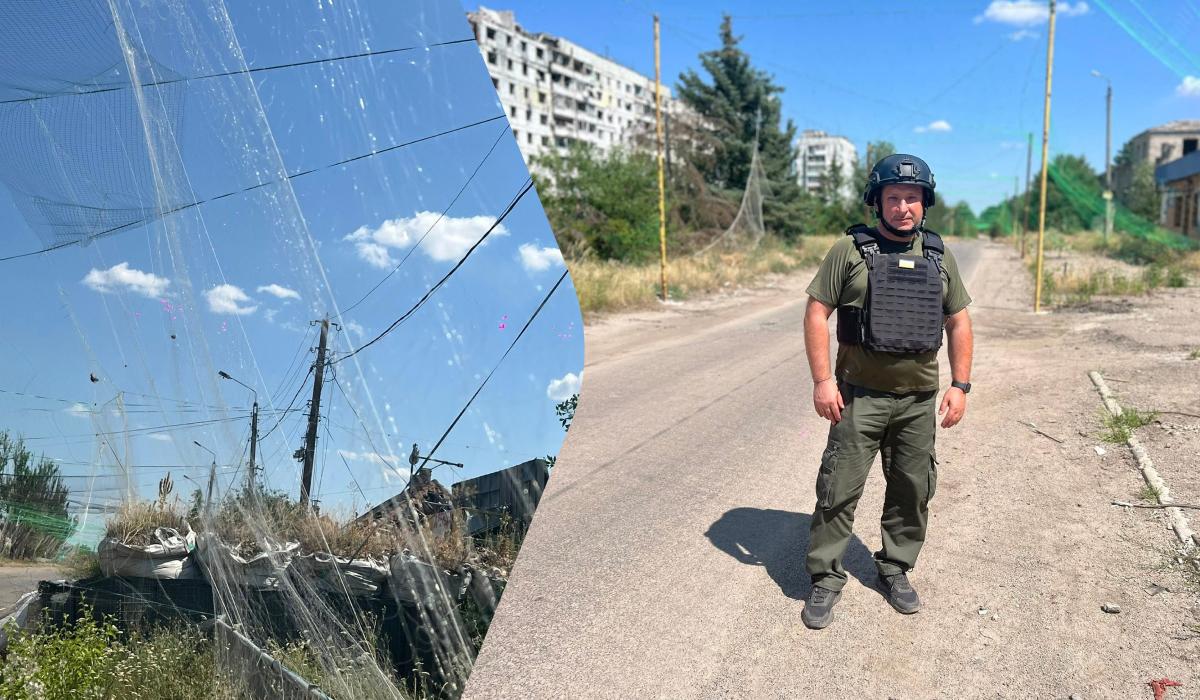 Военный показал, как защищают логистику от вражеских дронов / фейсбук Влад Волошин Военный показал, как защищают логистику от вражеских дронов / фейсбук Влад Волошин