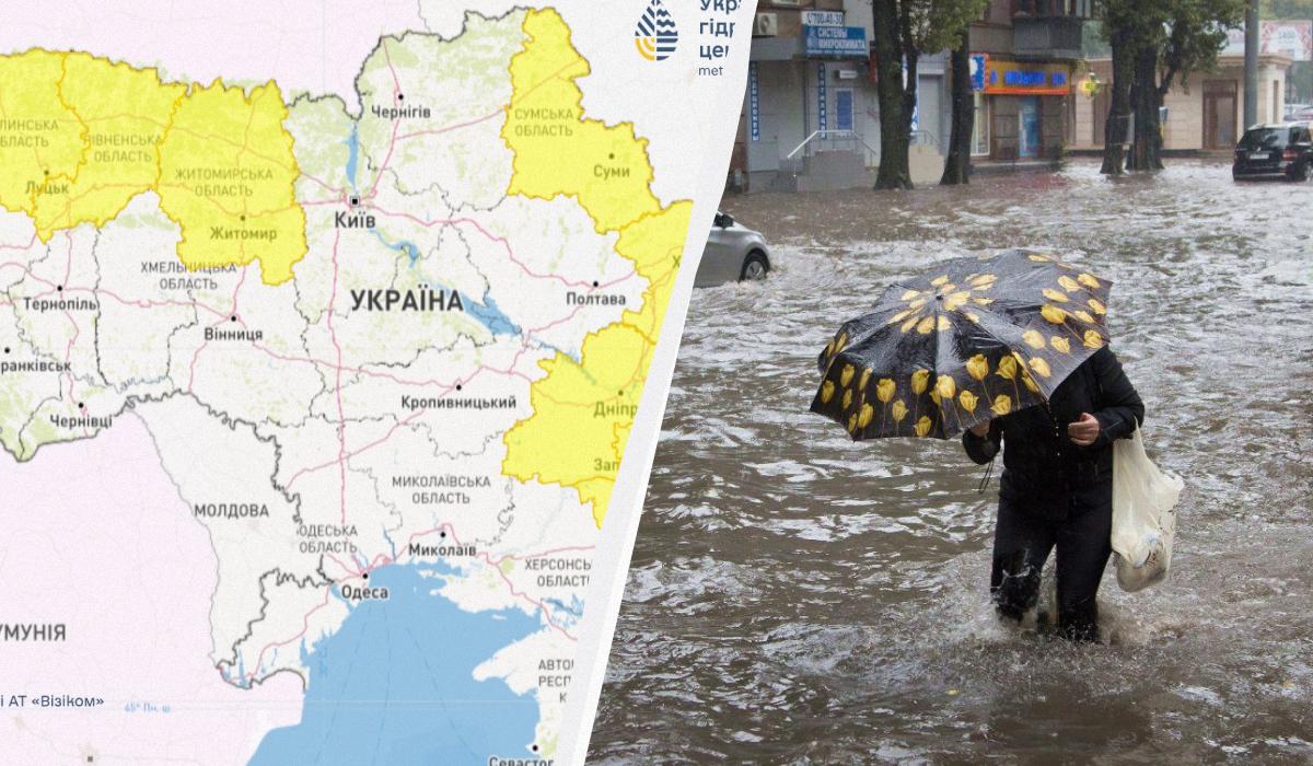 В Украине на 19 июля объявлено штормовое предупреждение / коллаж УНИАН, фото УНИАН, Укргидрометцентр В Украине на 19 июля объявлено штормовое предупреждение / коллаж УНИАН, фото УНИАН, Укргидрометцентр