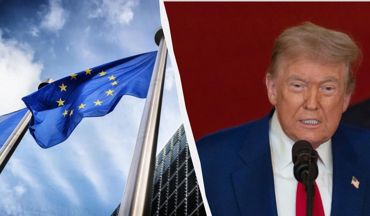 ЕС запланировал несколько пакетов пошлин в ответ на действия Трампа / Коллаж УНИАН, фото Getty Images, фото ua.depositphotos.com ЕС запланировал несколько пакетов пошлин в ответ на действия Трампа / Коллаж УНИАН, фото Getty Images, фото ua.depositphotos.com