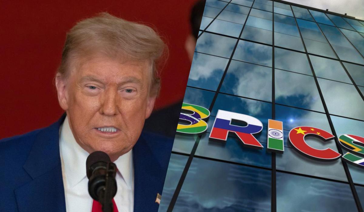За словами Трампа, країни-члени БРІКС злякалися його погроз / Колаж УНІАН, фото - Getty Images, ua.depositphotos.com За словами Трампа, країни-члени БРІКС злякалися його погроз / Колаж УНІАН, фото - Getty Images, ua.depositphotos.com