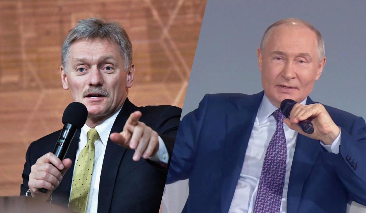 Песков заявил, что Путин хочет обсуждать мир в Украине / Коллаж: УНИАН фото: Reuters, скриншот Песков заявил, что Путин хочет обсуждать мир в Украине / Коллаж: УНИАН фото: Reuters, скриншот