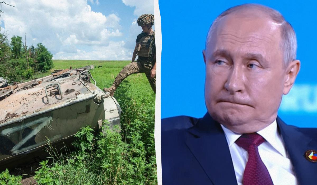 Путин уже анонсировал сокращение расходов на армию, что было бы абсурдом в условиях войны / коллаж УНИАН, фото facebook.com/93OMBr, кадр из видео Путин уже анонсировал сокращение расходов на армию, что было бы абсурдом в условиях войны / коллаж УНИАН, фото facebook.com/93OMBr, кадр из видео
