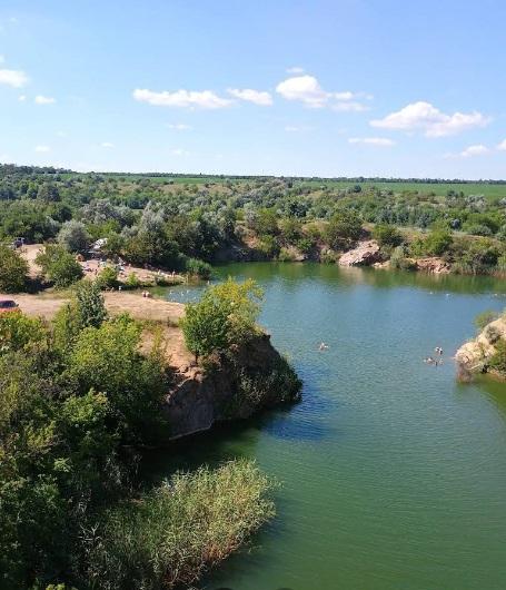 Радонове озеро в Кіровоградській області / фото google maps / Анатолій