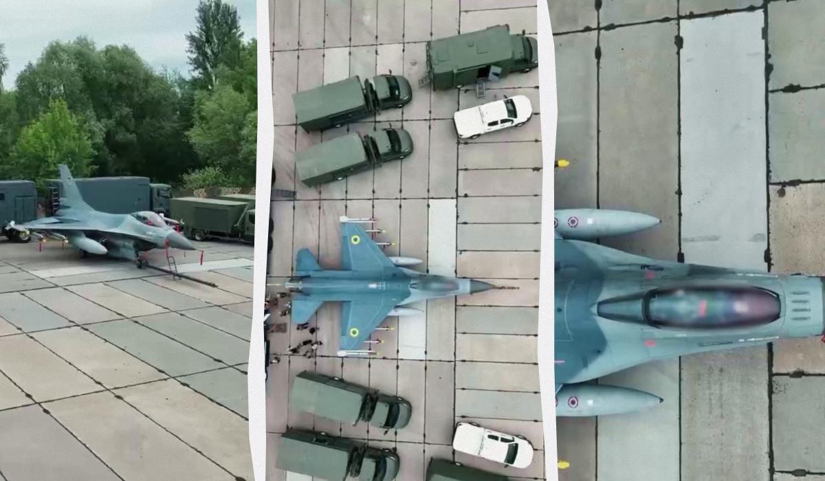 В Україні створили самостійну та ефективну «екосистему» для обслуговування F-16 / колаж УНІАН, скріншоти з відео В Україні створили самостійну та ефективну «екосистему» для обслуговування F-16 / колаж УНІАН, скріншоти з відео