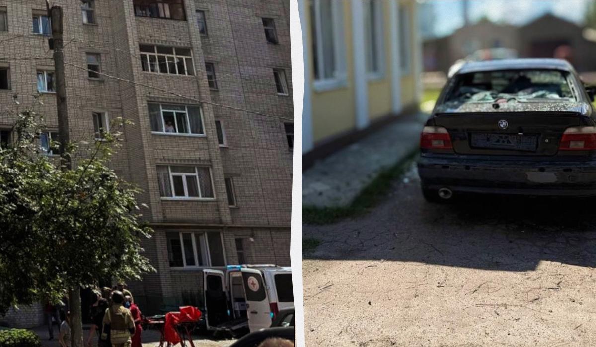 Ворог після обіду атакував місто кількома безпілотниками / колаж УНІАН, фото t.me/grigorov_oleg