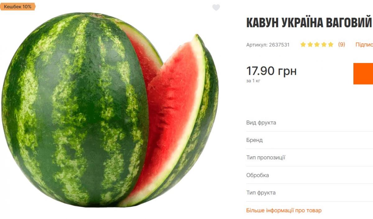 Ціни на кавуни в Україні впали: скільки зараз коштує кілограм
