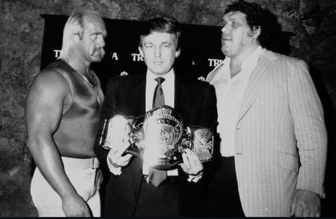 Дональд Трамп та Галк Гоган у 1980-х роках / скріншот Instagram Дональд Трамп та Галк Гоган у 1980-х роках / скріншот Instagram
