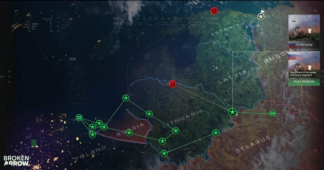 Карта, где происходят события в игре из промо-видео на Steam Карта, где происходят события в игре из промо-видео на Steam