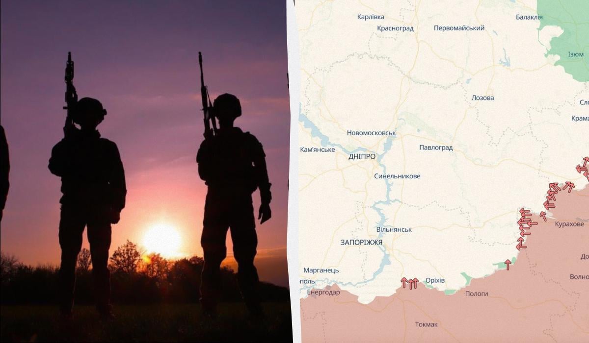 Українські командири розповіли, чи зайшли окупанти на Дніпропетровщину / колаж УНІАН, фото 22 окрема механізована бригада, DeepState