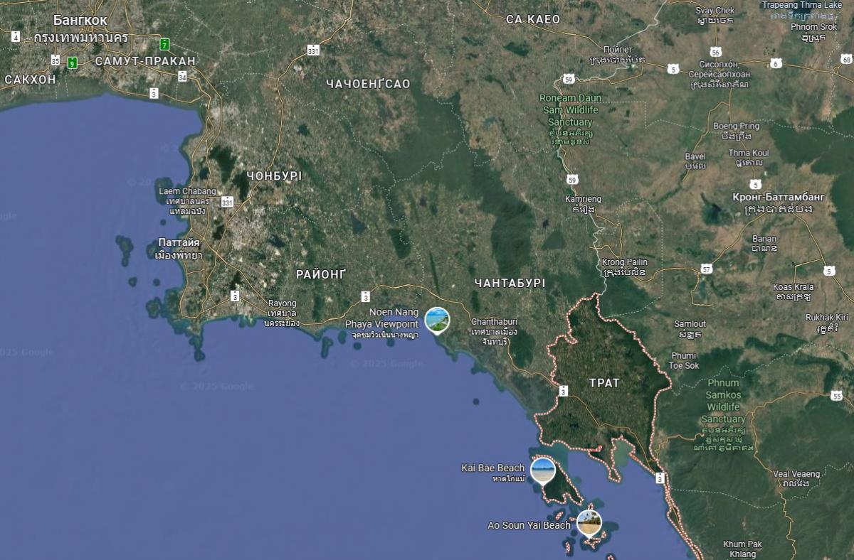 Популярні курорти в небезпеці / скріншот Google Maps Популярні курорти в небезпеці / скріншот Google Maps