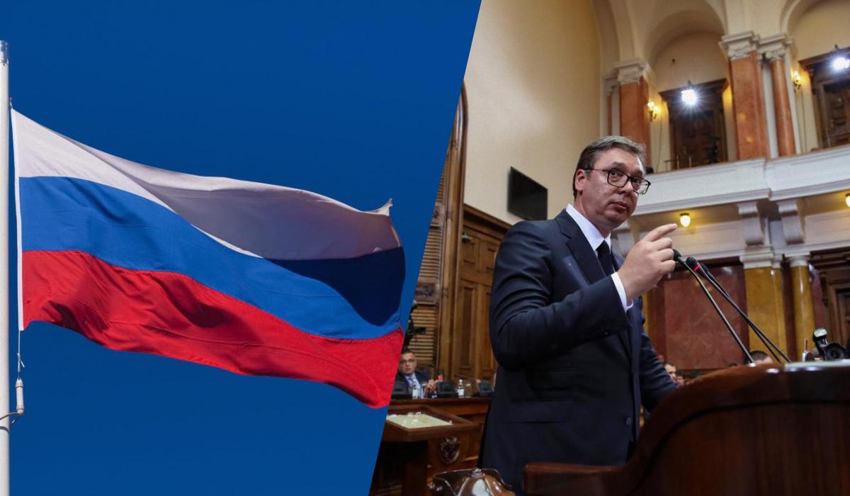 Вучич заявив, що Сербія не буде вводити санкції проти Росії / Колаж: УНІАН фото: ua.depositphotos.com, Reuters Вучич заявив, що Сербія не буде вводити санкції проти Росії / Колаж: УНІАН фото: ua.depositphotos.com, Reuters