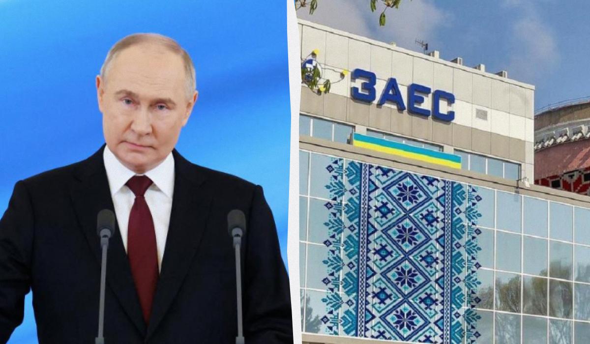 Утримуючи ЗАЕС під своїм контролем, Путін шантажує всю Європу / колаж УНІАН, фото GettyImages, Енергоатому Утримуючи ЗАЕС під своїм контролем, Путін шантажує всю Європу / колаж УНІАН, фото GettyImages, Енергоатому